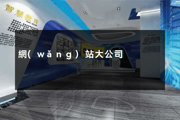 網(wǎng)站大公司