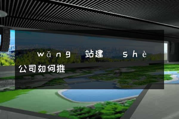 網(wǎng)站建設(shè)公司如何推廣