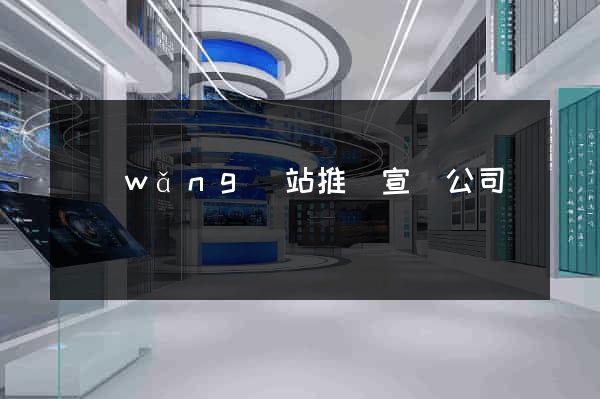 網(wǎng)站推廣宣傳公司
