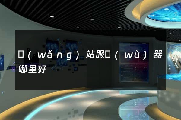 網(wǎng)站服務(wù)器哪里好