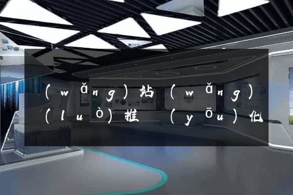 網(wǎng)站網(wǎng)絡(luò)推廣優(yōu)化