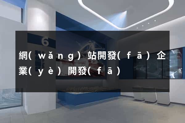網(wǎng)站開發(fā)企業(yè)開發(fā)