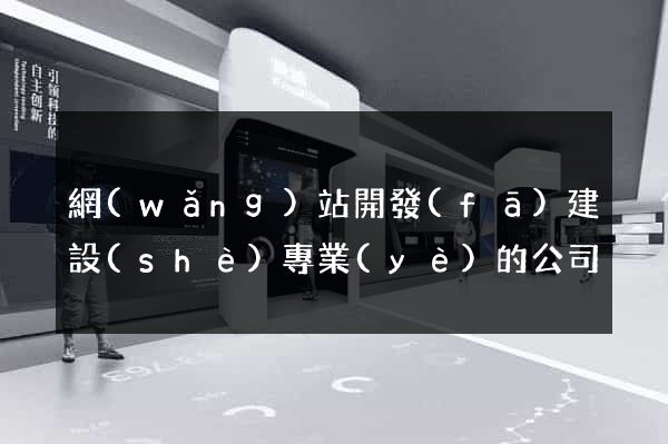 網(wǎng)站開發(fā)建設(shè)專業(yè)的公司