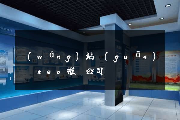 網(wǎng)站關(guān)鍵詞seo推廣公司