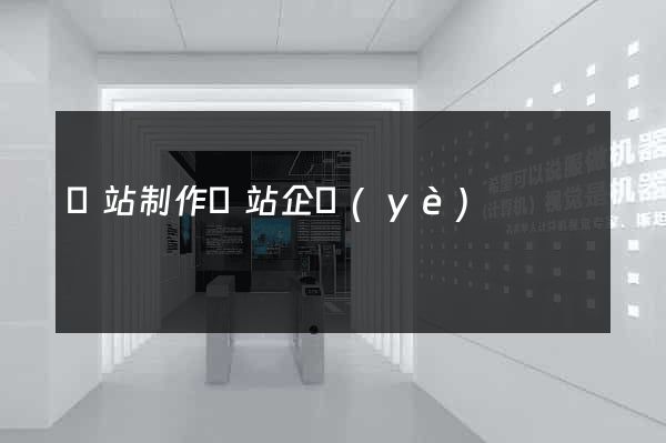 網站制作網站企業(yè)