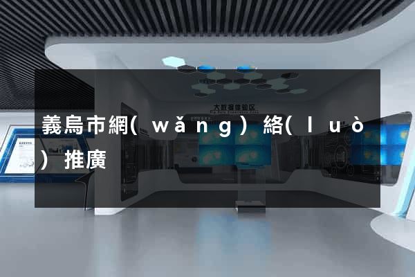 義烏市網(wǎng)絡(luò)推廣