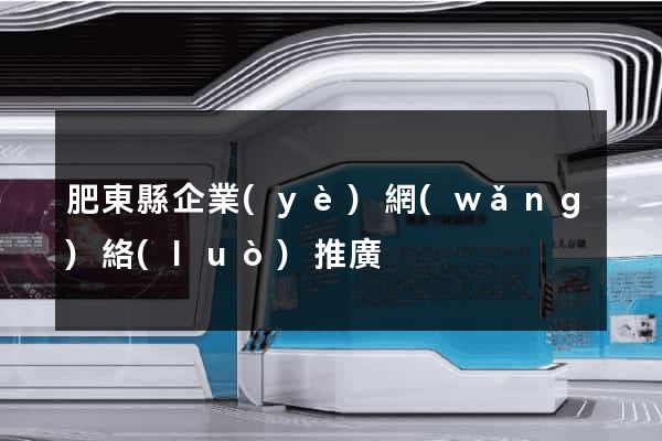 肥東縣企業(yè)網(wǎng)絡(luò)推廣
