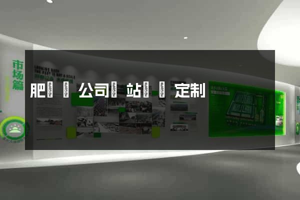 肥東縣公司網站設計定制