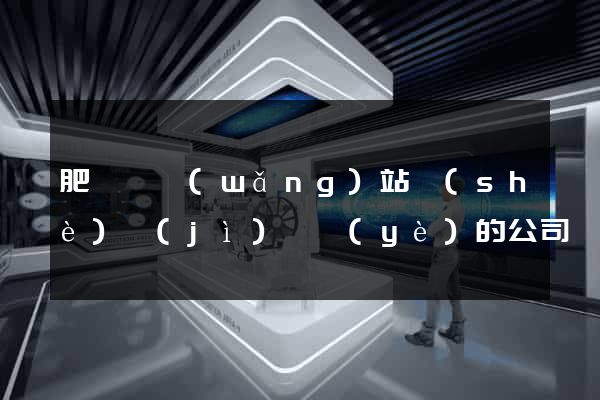 肥東縣網(wǎng)站設(shè)計(jì)專業(yè)的公司