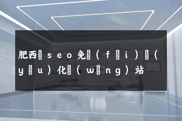 肥西縣seo免費(fèi)優(yōu)化網(wǎng)站