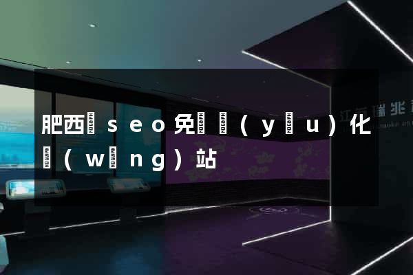 肥西縣seo免費優(yōu)化網(wǎng)站