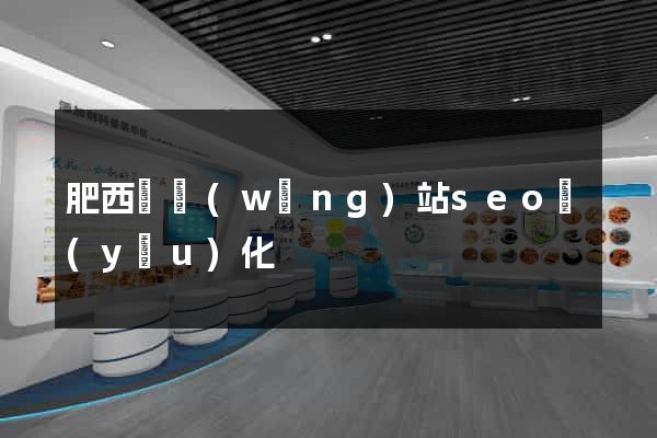 肥西縣網(wǎng)站seo優(yōu)化