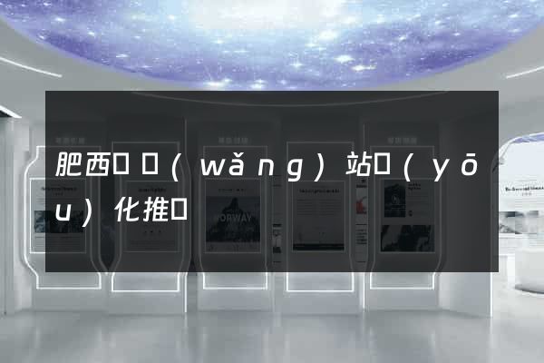 肥西縣網(wǎng)站優(yōu)化推廣