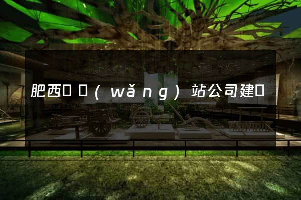 肥西縣網(wǎng)站公司建設