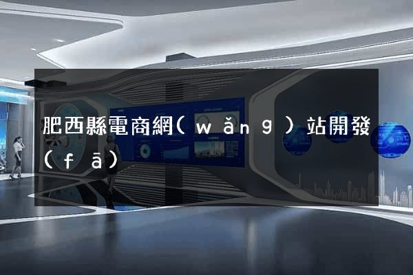肥西縣電商網(wǎng)站開發(fā)