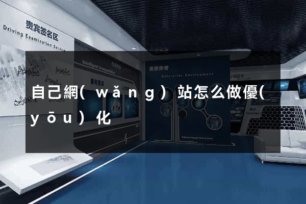自己網(wǎng)站怎么做優(yōu)化