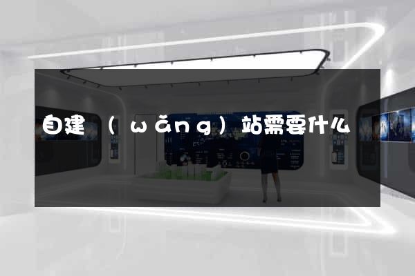 自建網(wǎng)站需要什么
