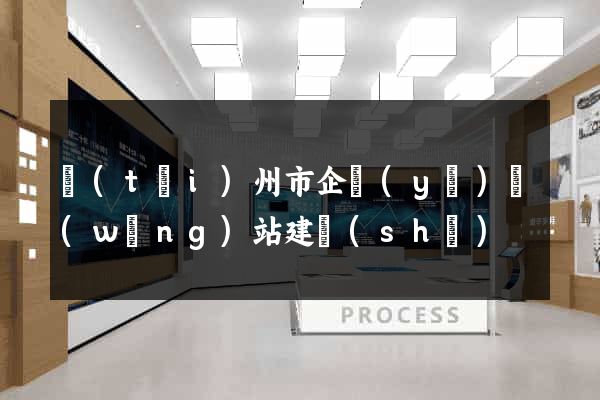 臺(tái)州市企業(yè)網(wǎng)站建設(shè)