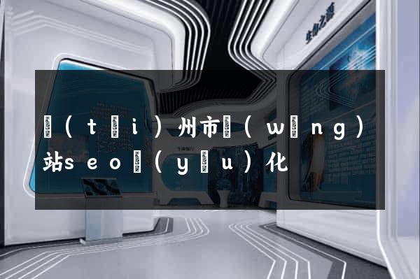 臺(tái)州市網(wǎng)站seo優(yōu)化