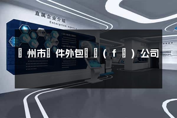 臺州市軟件外包開發(fā)公司