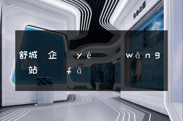 舒城縣企業(yè)網(wǎng)站開發(fā)