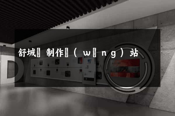 舒城縣制作網(wǎng)站
