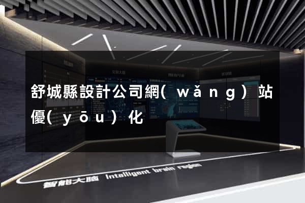 舒城縣設計公司網(wǎng)站優(yōu)化