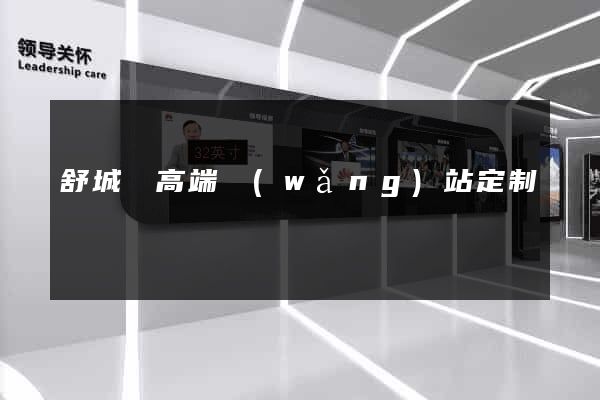 舒城縣高端網(wǎng)站定制