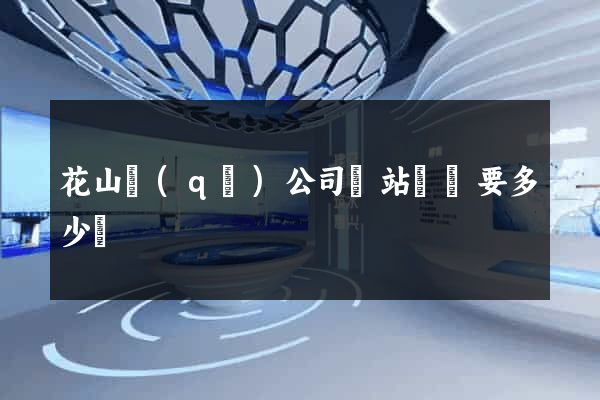 花山區(qū)公司網站設計要多少錢