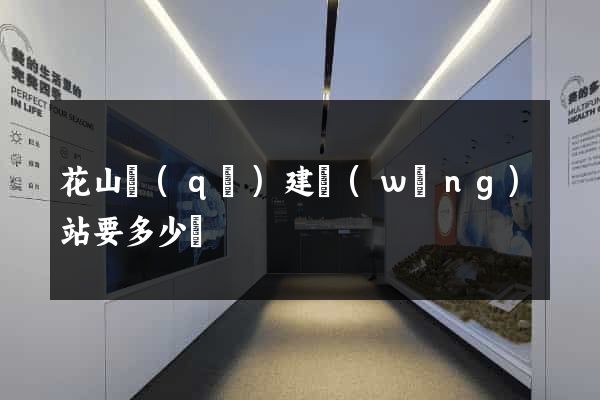 花山區(qū)建網(wǎng)站要多少錢