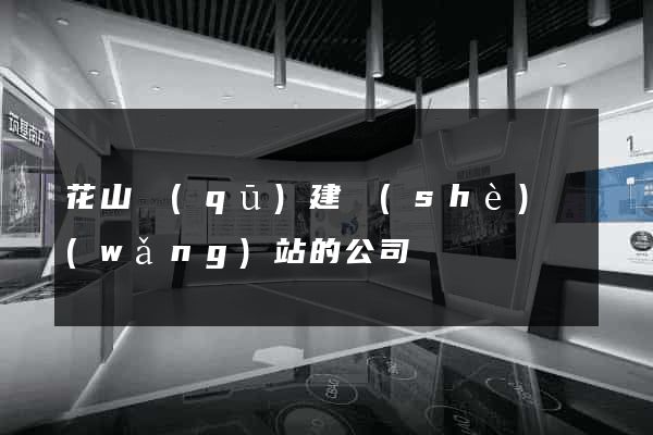 花山區(qū)建設(shè)網(wǎng)站的公司