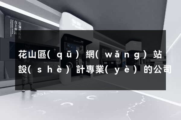 花山區(qū)網(wǎng)站設(shè)計專業(yè)的公司