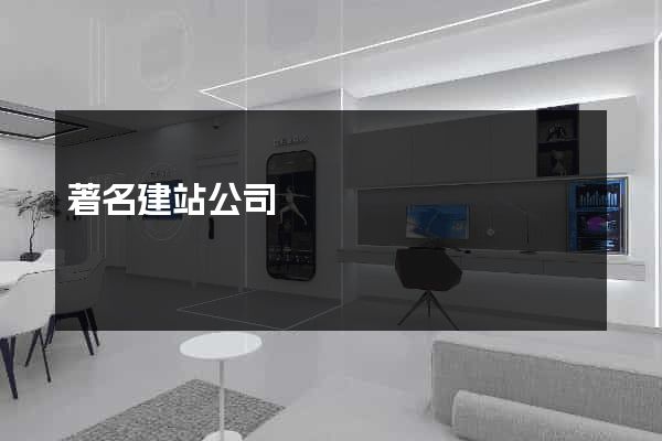 著名建站公司