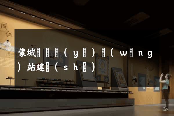 蒙城縣專業(yè)網(wǎng)站建設(shè)