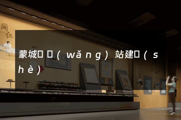 蒙城縣網(wǎng)站建設(shè)