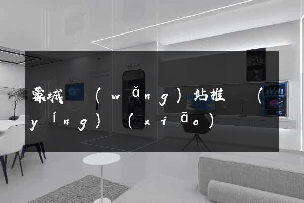 蒙城縣網(wǎng)站推廣營(yíng)銷(xiāo)