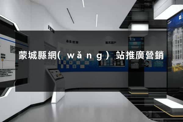 蒙城縣網(wǎng)站推廣營銷