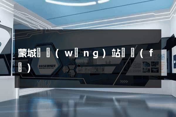 蒙城縣網(wǎng)站開發(fā)