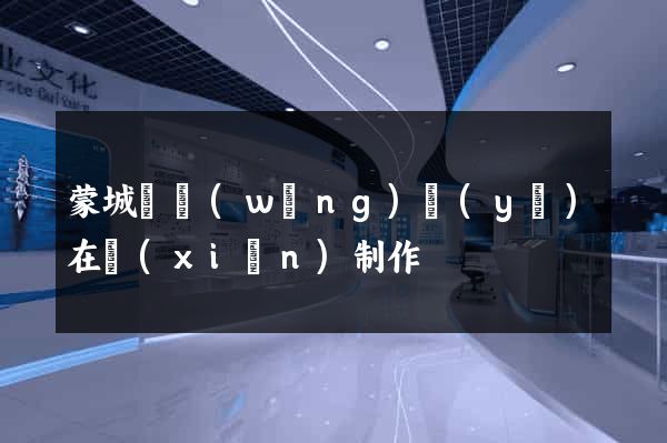 蒙城縣網(wǎng)頁(yè)在線(xiàn)制作