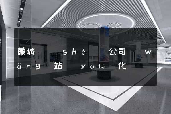 蒙城縣設(shè)計公司網(wǎng)站優(yōu)化