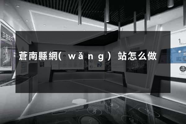 蒼南縣網(wǎng)站怎么做