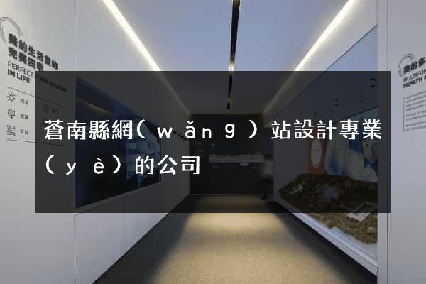 蒼南縣網(wǎng)站設計專業(yè)的公司