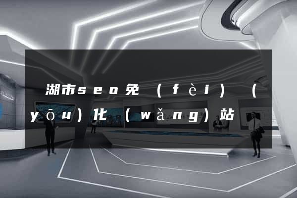 蕪湖市seo免費(fèi)優(yōu)化網(wǎng)站