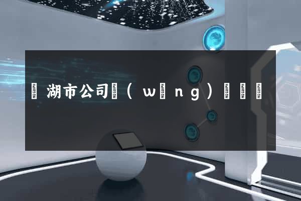 蕪湖市公司網(wǎng)頁設計