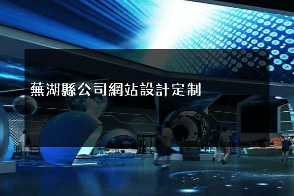 蕪湖縣公司網站設計定制