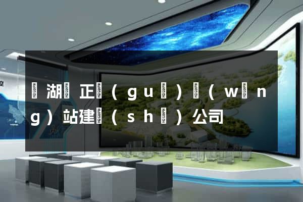 蕪湖縣正規(guī)網(wǎng)站建設(shè)公司