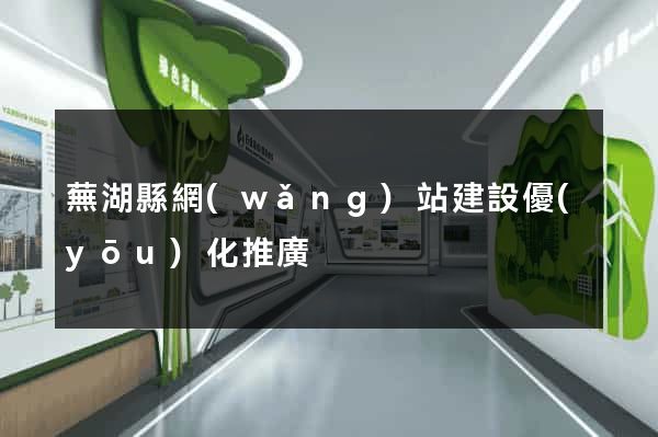 蕪湖縣網(wǎng)站建設優(yōu)化推廣