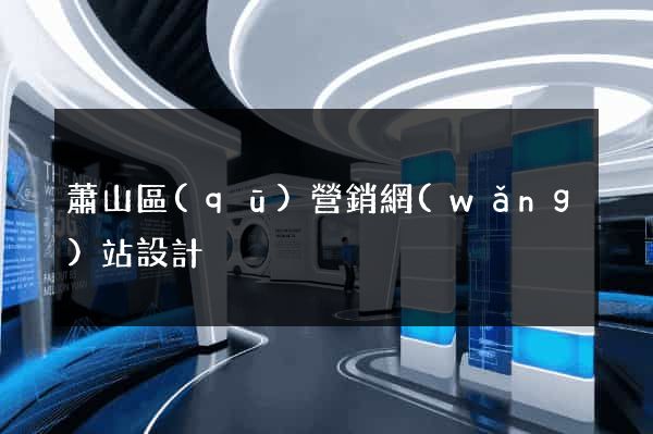蕭山區(qū)營銷網(wǎng)站設計