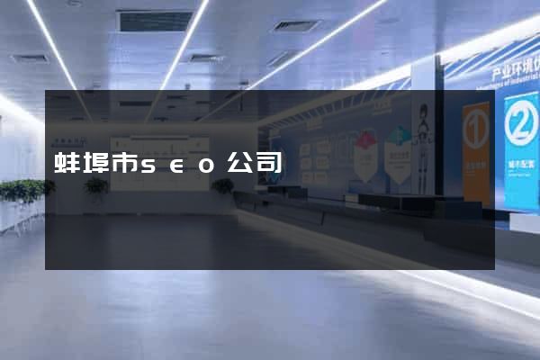 蚌埠市seo公司