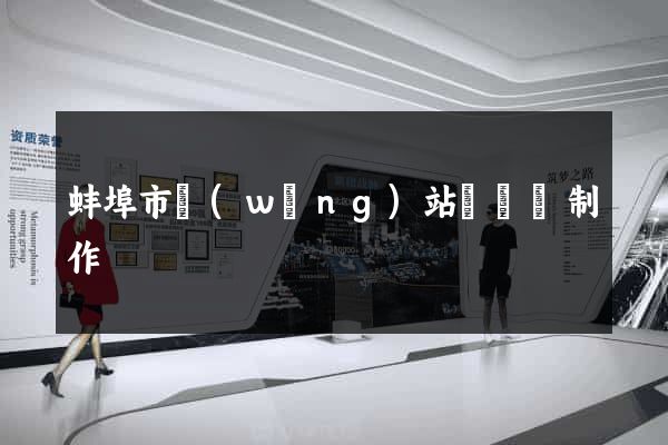 蚌埠市網(wǎng)站設計與制作